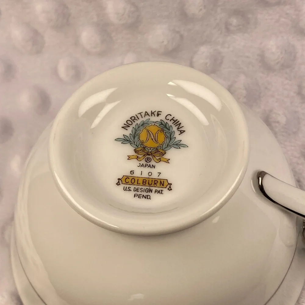 Vintage Set of 2 Noritake Colburn #6107 Coffee/Tea Cups